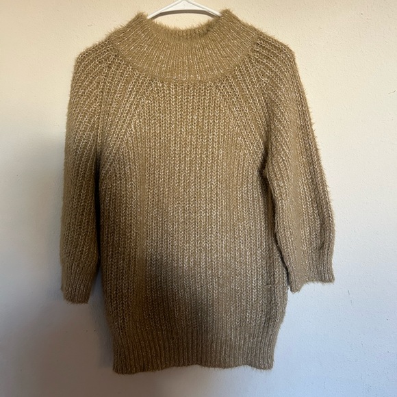 Anthropologie x Sunday in Brooklyn | Chunky Ribbed Mockneck Sweater | Size XS - Picture 6 of 7